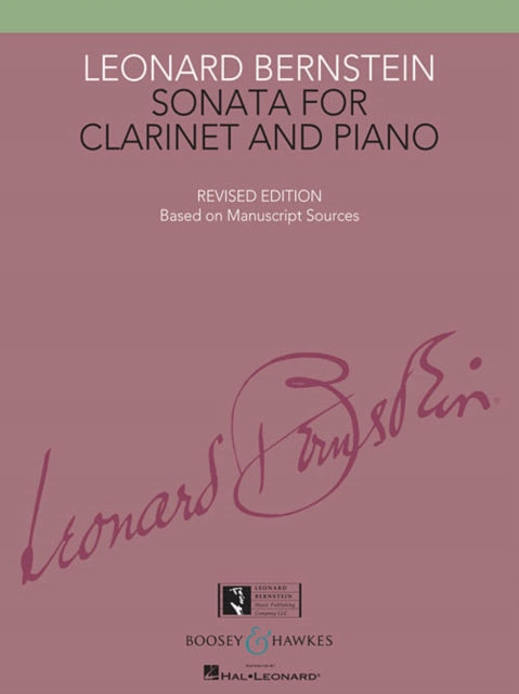 Sonata For Clarinet And Piano: Revised Edition - Based on Manuscript Sources