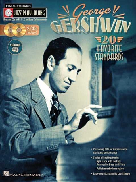 George Gershwin Jazz PlayAlong Volume 45 Book2CD Pack