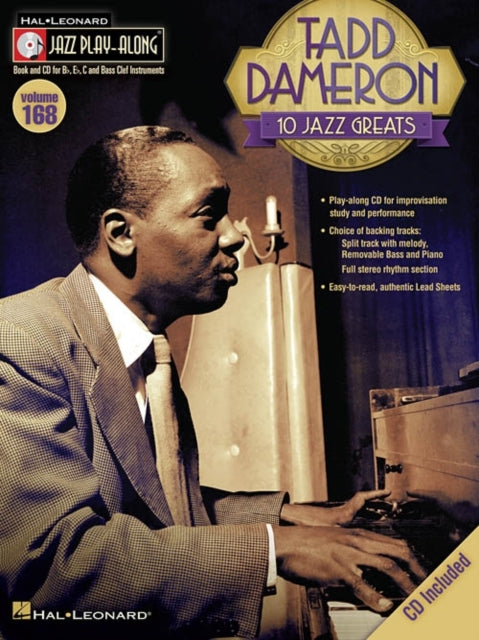 Tadd Dameron Jazz PlayAlong Volume 168