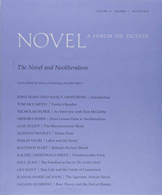 The Novel and Neoliberalism