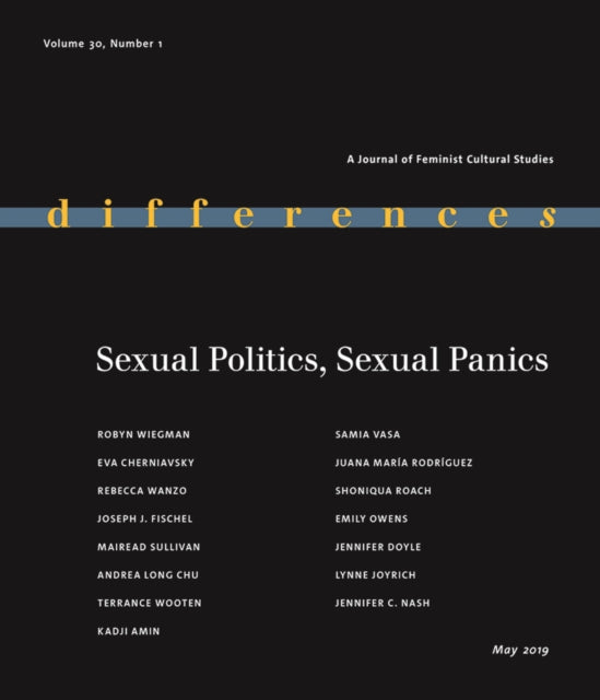 Sexual Politics, Sexual Panics