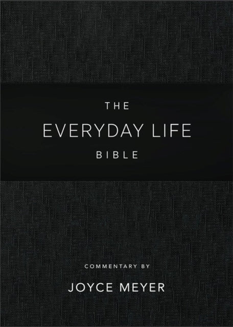 Everyday Life Bible: Black LeatherLuxe®: The Power of God's Word for Everyday Living