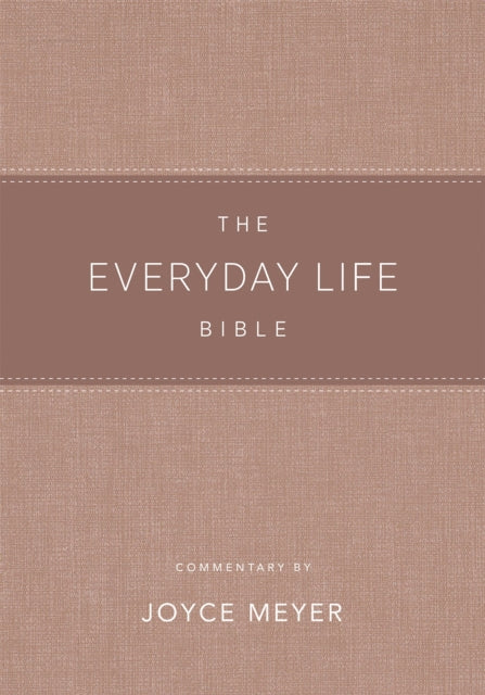 The Everyday Life Bible Blush LeatherLuxe®: The Power of God's Word for Everyday Living