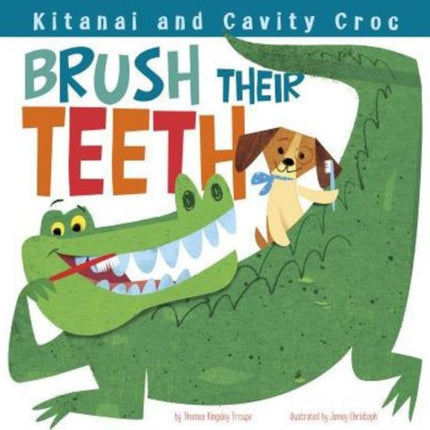 Kitanai and Cavity Croc Brush Their Teeth