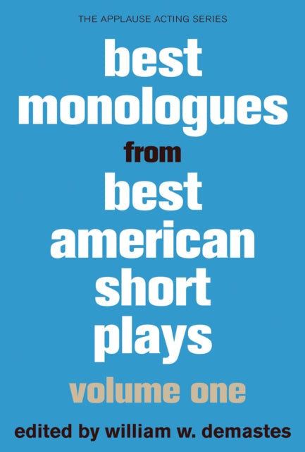 Best Monologues from Best American Short Plays