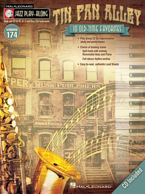 Jazz Play Along Volume 174 Tin Pan Alley