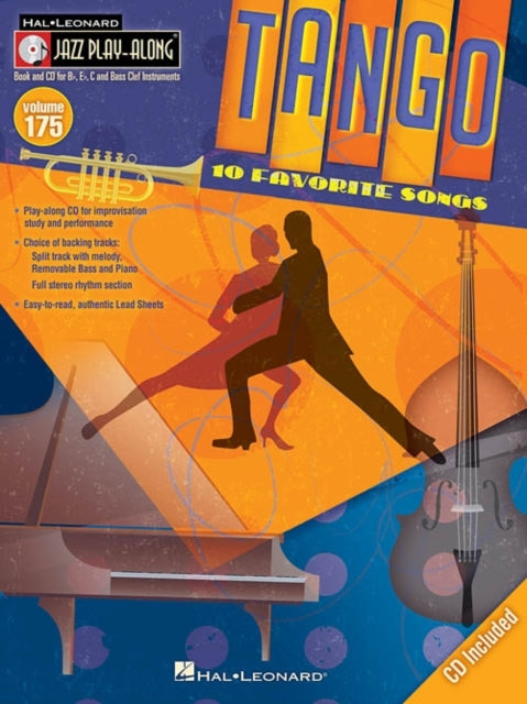 Jazz Play Along Volume 175 Tango All Inst BkCd Hal Leonard Jazz PlayAlong