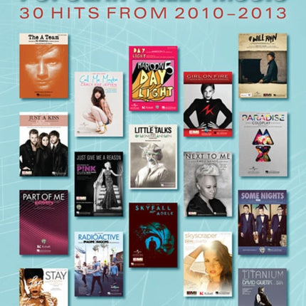 Popular Sheet Music - 30 Hits from 2010-2013