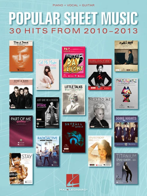 Popular Sheet Music - 30 Hits from 2010-2013