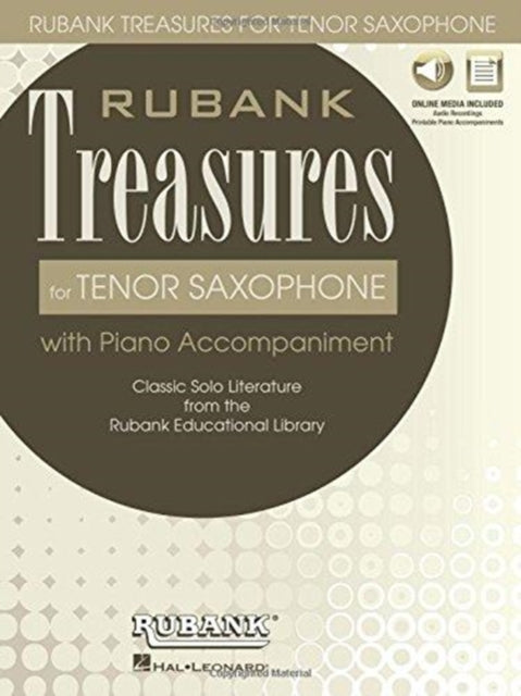 Rubank Treasures for Tenor Saxophone