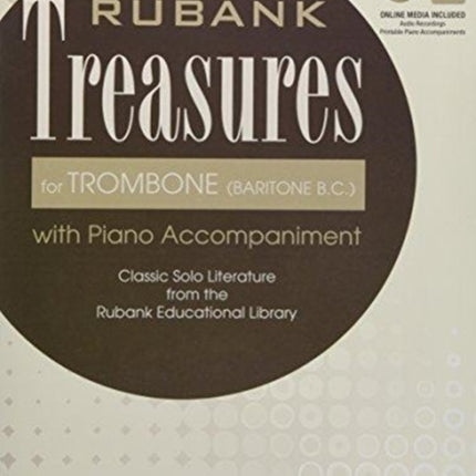 RUBANK TREASURES VOXMAN FOR TROMBONE BASS CLEF BOOKMEDIA ONLINE