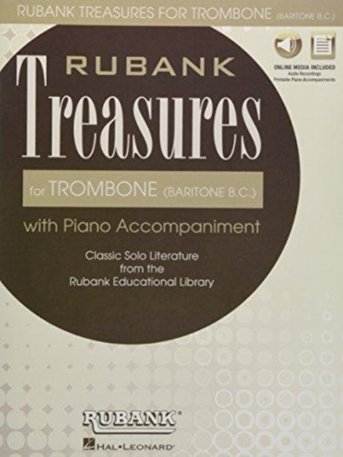 RUBANK TREASURES VOXMAN FOR TROMBONE BASS CLEF BOOKMEDIA ONLINE