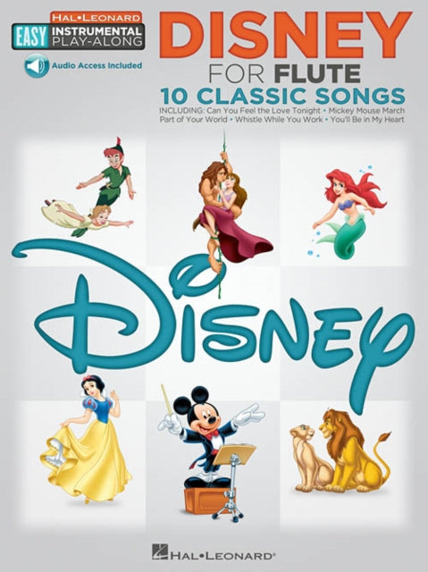 Disney - 10 Classic Songs: Easy Instrumental Play-Along - Flute