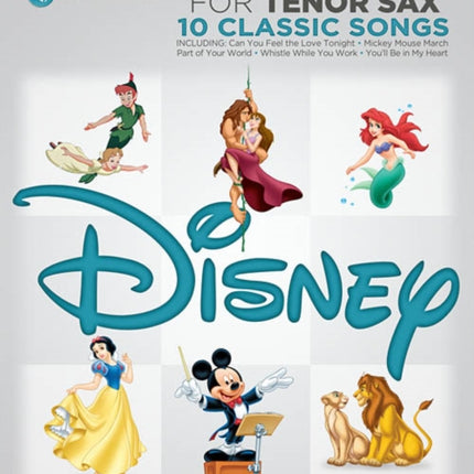 Disney - 10 Classic Songs: Easy Instrumental Play-Along - Tenor Saxophone