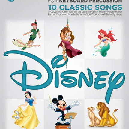 Disney - 10 Classic Songs: Easy Instrumental Play-Along - Keyboard Percussion