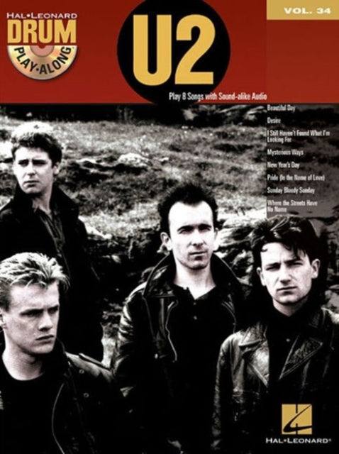 U2: Drum Play-Along Volume 24