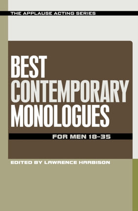 Best Contemporary Monologues for Men 1835