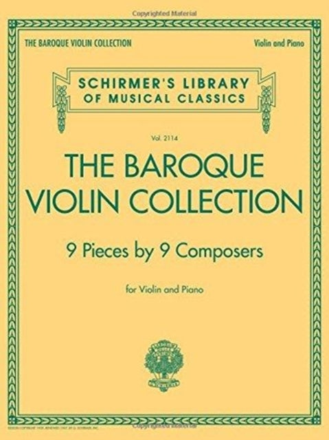 The Baroque Violin Collection: 9 Pieces by 9 Composers