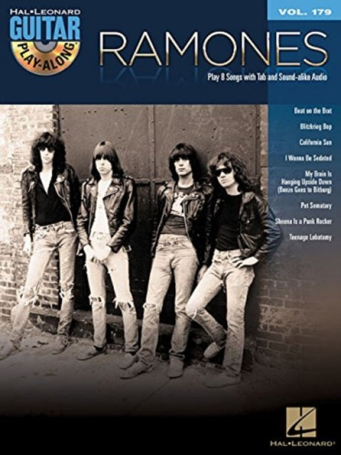 Ramones  Guitar PlayAlong Vol. 179 BookOnline Audio