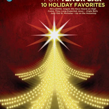 Christmas Carols - 10 Holiday Favorites: Easy Instrumental Play-Along Book with Online Audio Tracks