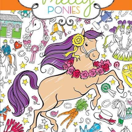 Pretty Ponies: Beautiful Ponies to Color!