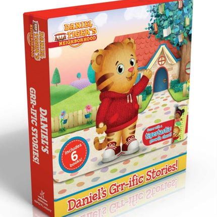 Daniel's Grr-Ific Stories! (Comes with a Tigertastic Growth Chart!) (Boxed Set): Welcome to the Neighborhood!; Daniel Goes to School; Goodnight, Daniel Tiger; Daniel Visits the Doctor; Daniel's First Sleepover; The Baby Is Here!