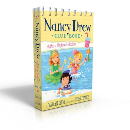 Nancy Drew Clue Book Mystery Mayhem Collection Books 1-4 (Boxed Set): Pool Party Puzzler; Last Lemonade Standing; A Star Witness; Big Top Flop