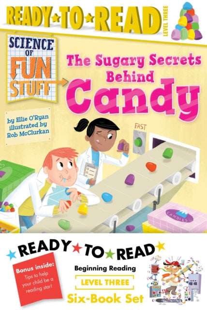 Science of Fun Stuff Ready-To-Read Value Pack: The Sugary Secrets Behind Candy; The Innings and Outs of Baseball; Pulling Back the Curtain on Magic!; The Cool Story Behind Snow; The Thrills and Chills of Amusement Parks; How Airplanes Get f