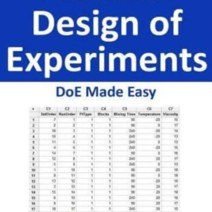 Practical Design of Experiments DoE Made Easy