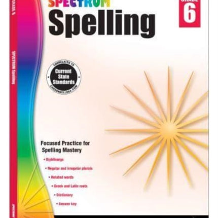 Spectrum Spelling, Grade 6