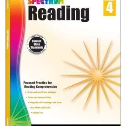 Spectrum Reading Workbook, Grade 4