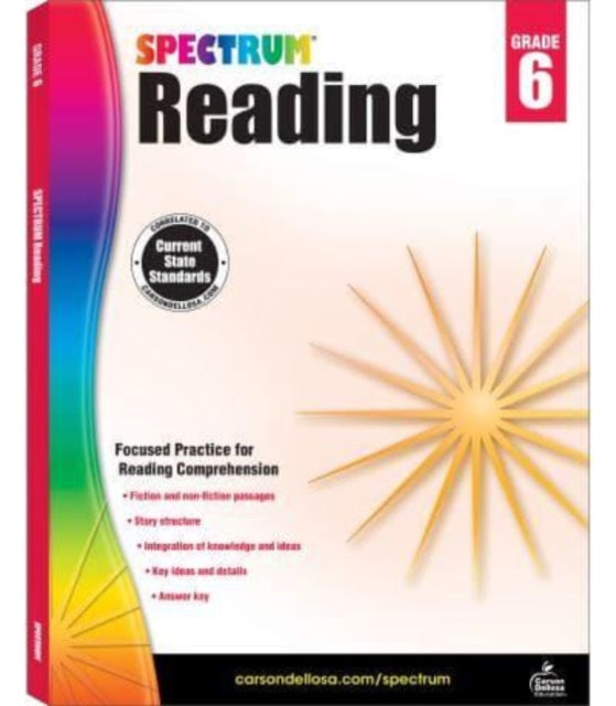 Spectrum Reading Workbook, Grade 6