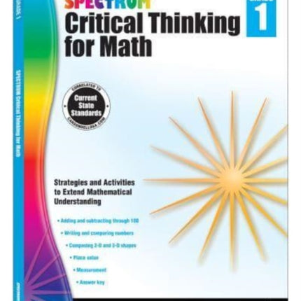 Spectrum Critical Thinking for Math, Grade 1