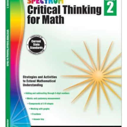 Spectrum Critical Thinking for Math, Grade 2