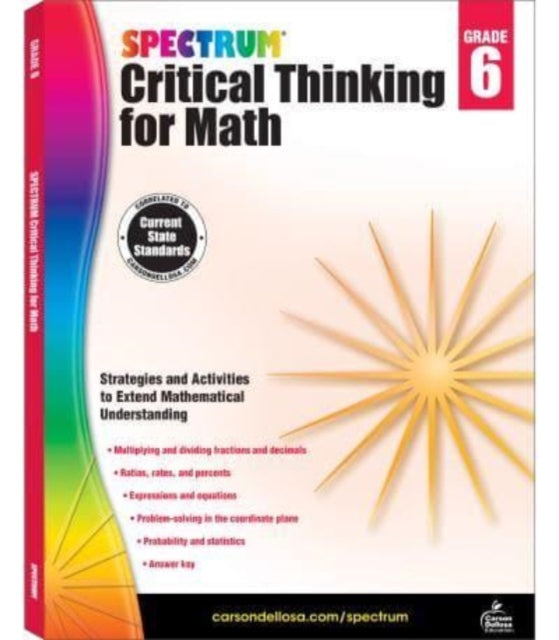 Spectrum Critical Thinking for Math, Grade 6