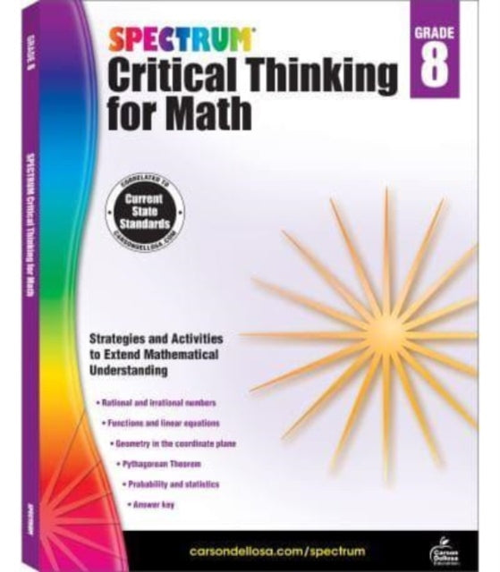 Spectrum Critical Thinking for Math, Grade 8