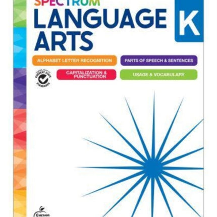 Spectrum Language Arts Workbook Grade K