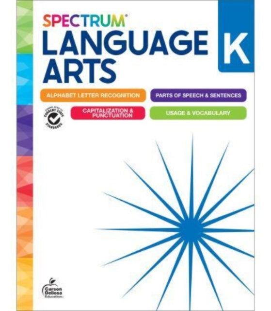 Spectrum Language Arts Workbook Grade K