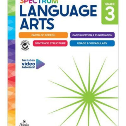 Spectrum Language Arts Workbook Grade 3