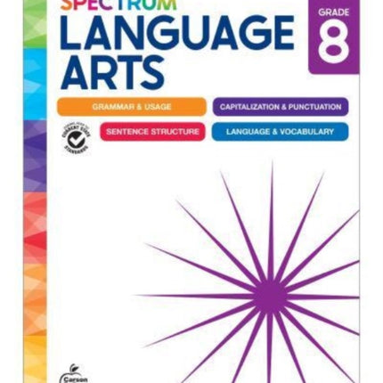 Spectrum Language Arts Workbook Grade 8