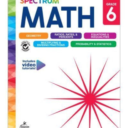 Spectrum Math Workbook Grade 6