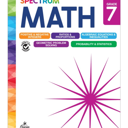 Spectrum Math Workbook Grade 7