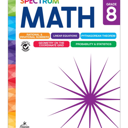 Spectrum Math Workbook Grade 8