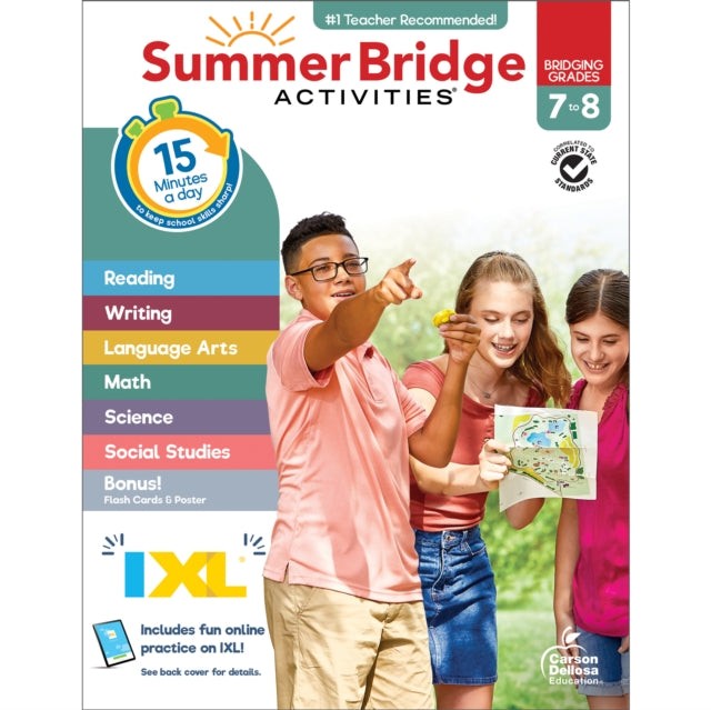Summer Bridge Activities Grades 7  8