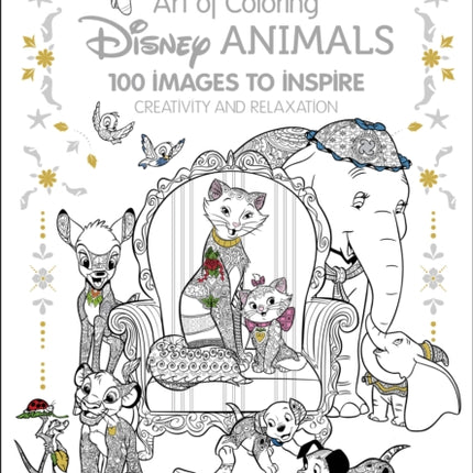 Art Therapy: Disney Animals: 100 Images to Inspire Creativity and Relaxation