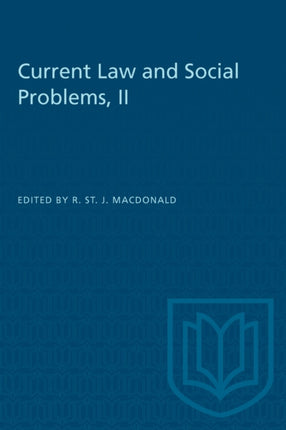 Current Law and Social Problems II