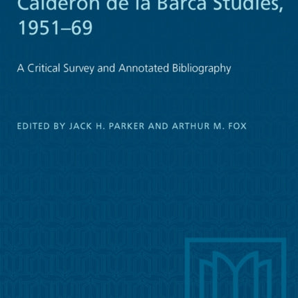 Calderon de la Barca Studies 195169