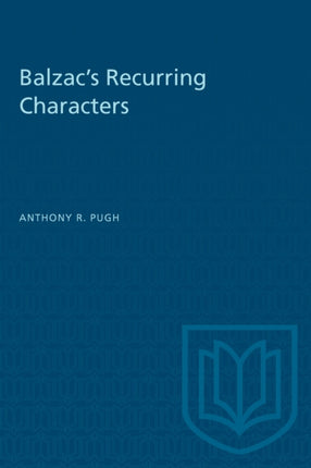 Balzacs Recurring Characters
