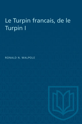 Le Turpin francais de le Turpin I