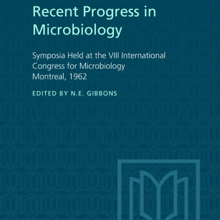 Recent Progress in Microbiology VIII